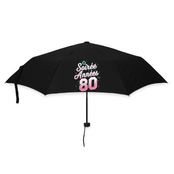 Soirée Année 80 - Parapluie standard - noir - Devant