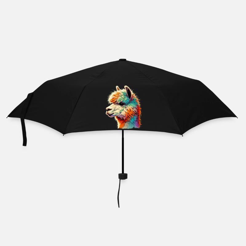 Alpaka - Regenschirm (klein) - Schwarz