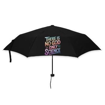 Atheismus Atheist Anti-Religion Agnostiker - Regenschirm (klein) - Schwarz - Vorne