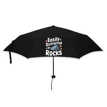 Expert en géologie Géologue des roches - Parapluie standard - noir - Devant
