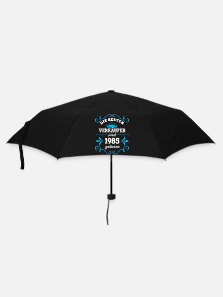 Geburtstag 1985 Verkäufer Kollegen Verkauf Geb - Regenschirm (klein) - Schwarz
