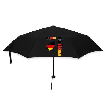 German team supporter football - Umbrella (small) - black - Front