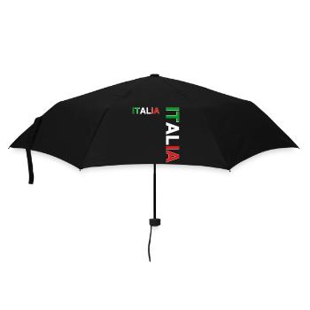 ITALY team supporter football - Umbrella (small) - black - Front