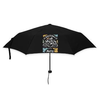 Motorcycle Racing vintage - Moto Raceday Symbol - Parapluie standard - noir - Devant