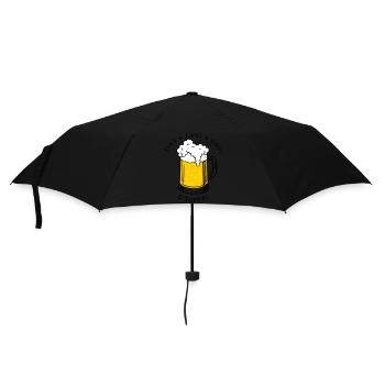 Like zwei drei - g'sigh! - Regenschirm (klein) - Schwarz - Vorne
