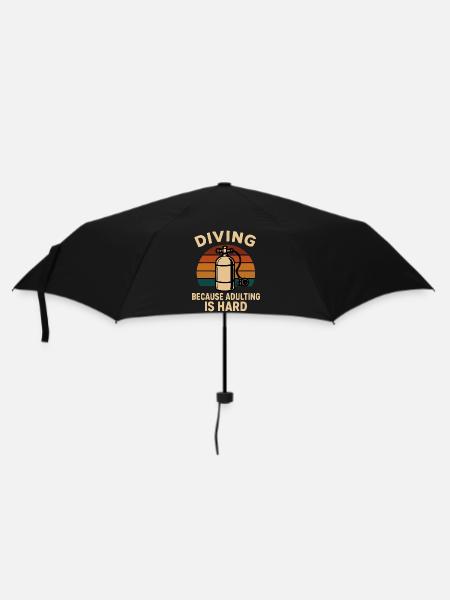 Diving Escape – When adulthood is annoying - Umbrella (small) - black