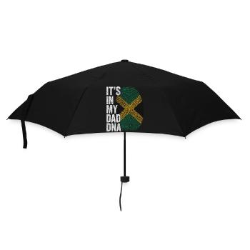 Drapeau Jamaique Empreinte Papa Jamaican - Parapluie standard - noir - Devant