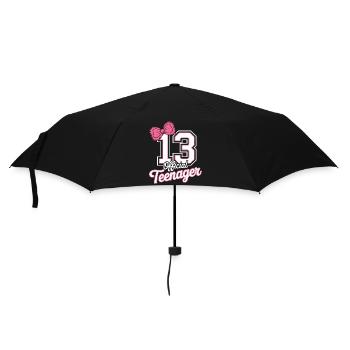 13th birthday teenager gift - Umbrella (small) - black - Front