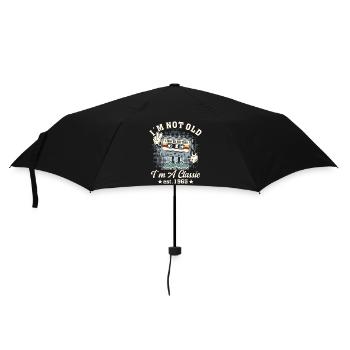 I ́m Not Old I ́m Classic 60th Birthday Retro Style - Umbrella (small) - black - Front