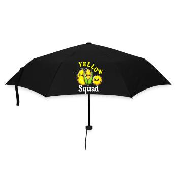 Squad Jaune Fruits Kawaii - Parapluie standard - noir - Devant