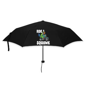Perroquet enragé à moto - Parapluie standard - noir - Devant