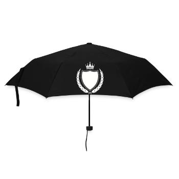 Emblème des armoiries royales - Parapluie standard - noir - Devant
