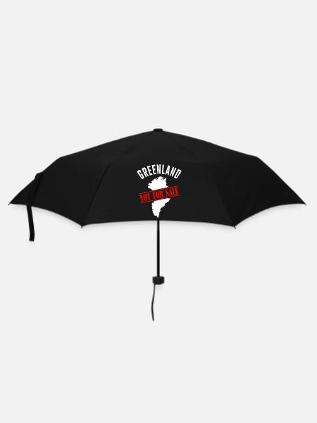 Groenland non à vendre - Parapluie standard - noir