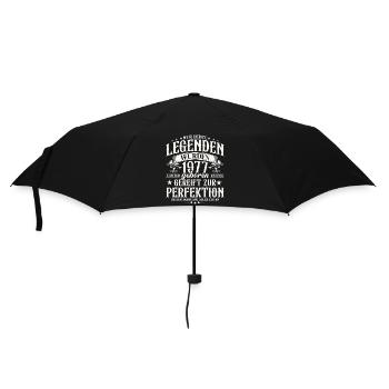 Cadeau d’anniversaire Vintage Born Legends 1977 - Parapluie standard - noir - Devant