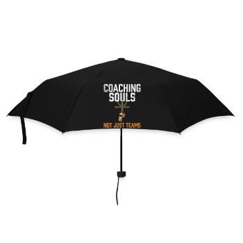 Coaching Souls Not Just Teams Jesus Papa Faith - Umbrella (small) - black - Front