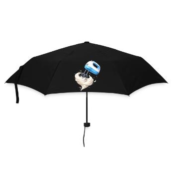 Sahne schlagen Handmixer Backen Design  - Regenschirm (klein) - Schwarz - Vorne