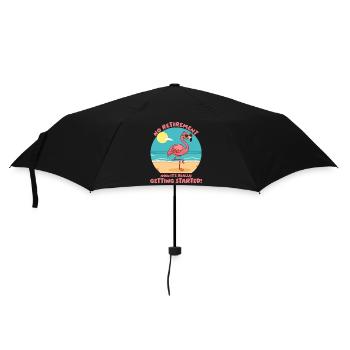 Retirement? Now it's really getting started! - Umbrella (small) - black - Front