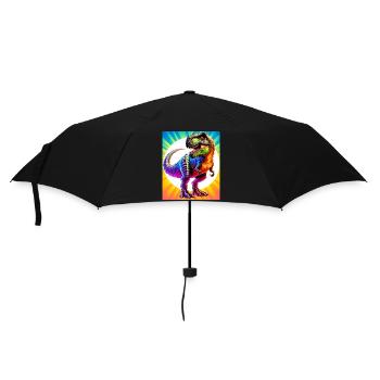 dinosaur - Umbrella (small) - black - Front