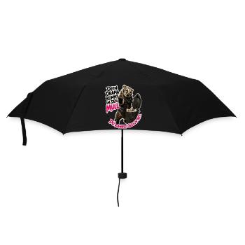 Dein Drama gehört in den Müll - Regenschirm (klein) - Schwarz - Vorne