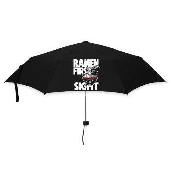 Ramen First Kawaii Noodle Lover Design - Umbrella (small) - black - Front