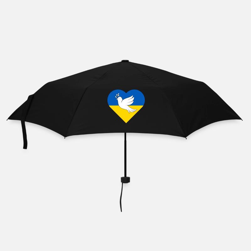 frieden für ukraine - Regenschirm (klein) - Schwarz
