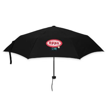 OPPA WHITE - Parapluie standard - noir - Devant