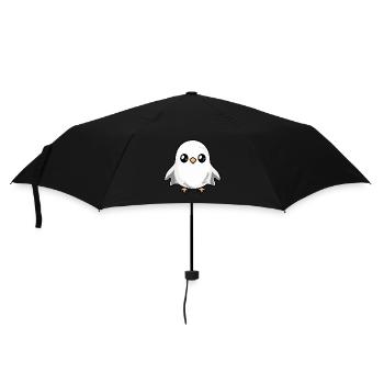 Dove Bird Halloween Funny Ghost - Umbrella (small) - black - Front