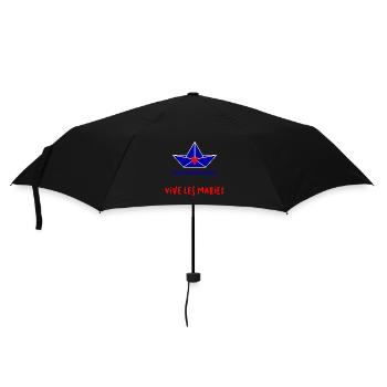 VIVE LES MARIES. JUST MARRIED. SAINT VALENTIN - Parapluie standard - noir - Devant
