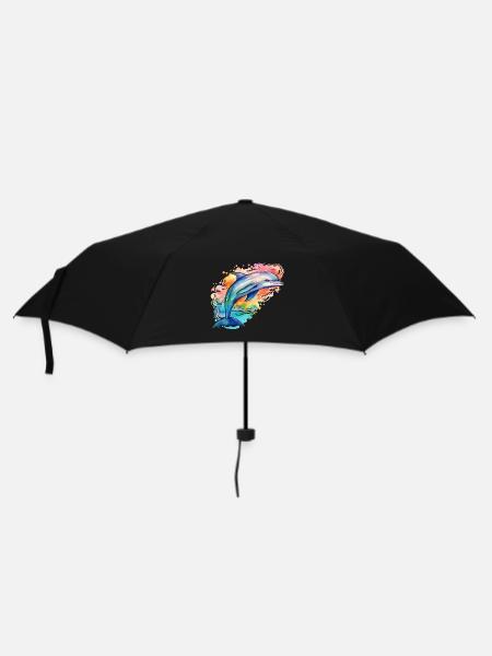 Dolphin - Umbrella (small) - black