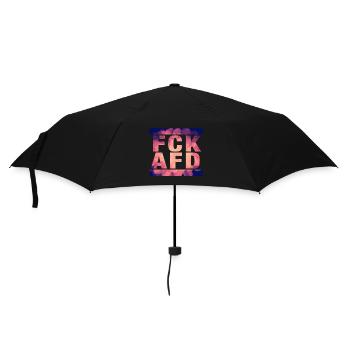 FCK AFD - Montrer l’exemple contre la droite, contre les nazis - Parapluie standard - noir - Devant