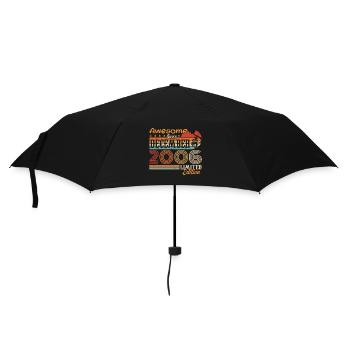 Retro Vintage Legendary Birthday December 2006 - Umbrella (small) - black - Front
