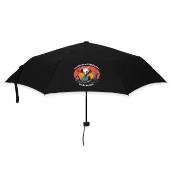 Friedhöfe und Nachtschwärmer - Regenschirm (klein) - Schwarz - Vorne