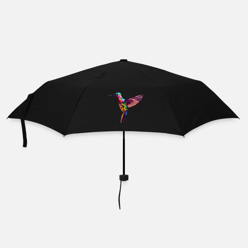 Kolibri - Regenschirm (klein) - Schwarz