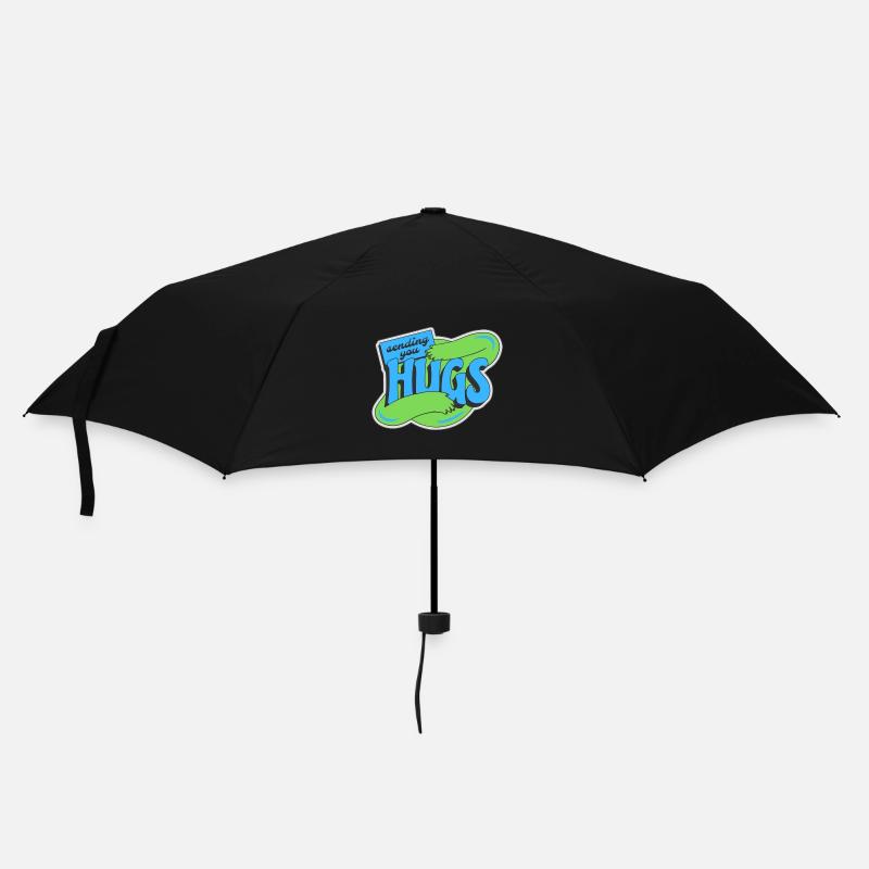 hugh bleu - Parapluie standard - noir