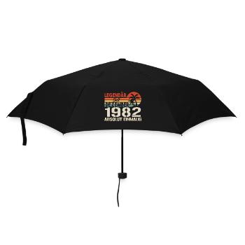 Legendär Seit Dezember 1982 Absolut Einmalig 1982 - Regenschirm (klein) - Schwarz - Vorne