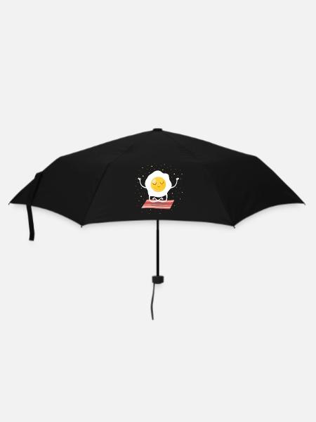 Ei (Meditation) - Regenschirm (klein) - Schwarz