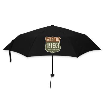 1993 Born Birthday Year of birth 1993 Gift - Umbrella (small) - black - Front