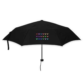 HEART. HEARTS. VALENTINE'S DAY. LOVE. LOVE. HEART - Umbrella (small) - black - Front
