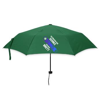 Snowboard Freestyle Snowboarder - Umbrella (small) - bottlegreen - Front