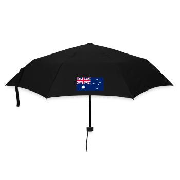 Australien - Regenschirm (klein) - Schwarz - Vorne