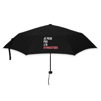 Ich kann keine Rhythmische Sportgymnastik haben - Regenschirm (klein) - Schwarz - Vorne