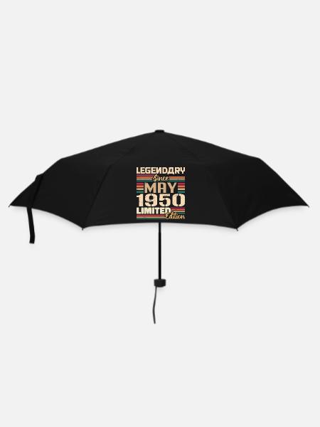 Mai 1950 Mai - Jubiläum Mai 1950 - Regenschirm (klein) - Schwarz