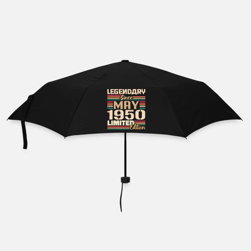 Mai 1950 Mai - Jubiläum Mai 1950 - Regenschirm (klein) - Schwarz