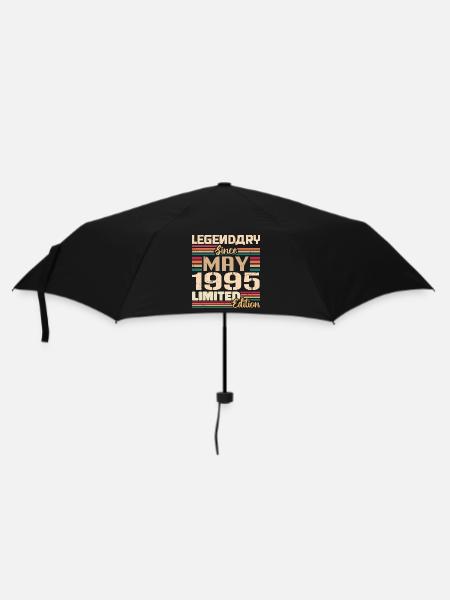 Mai 1995 Mai - Jubiläum Mai 1995 - Regenschirm (klein) - Schwarz