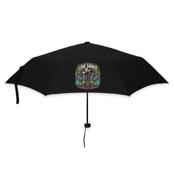 Danse en ligne Danse en ligne Ma passion Mon bonheur - Parapluie standard - noir - Devant