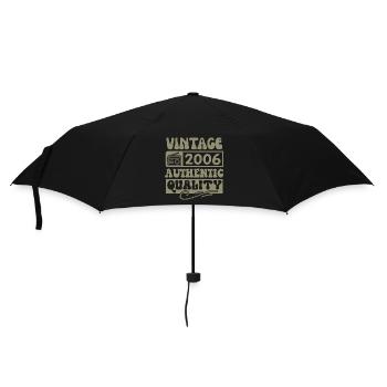 Authentic 2006 Millésime 2006 - Vintage 2006 Rétro - Parapluie standard - noir - Devant