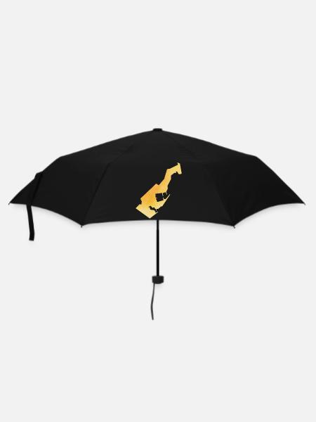 Monaco - Regenschirm (klein) - Schwarz
