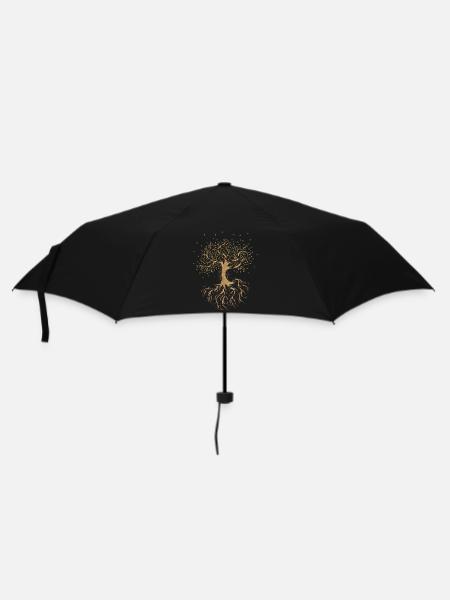 In Pieces - Regenschirm (klein) - Schwarz