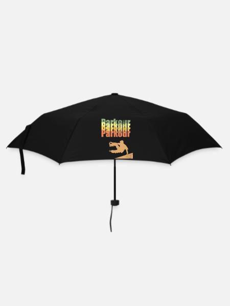 Parkour - Regenschirm (klein) - Schwarz