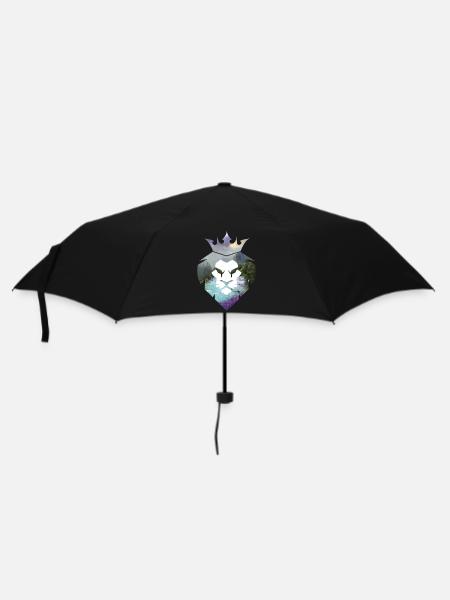 lion - Umbrella (small) - black